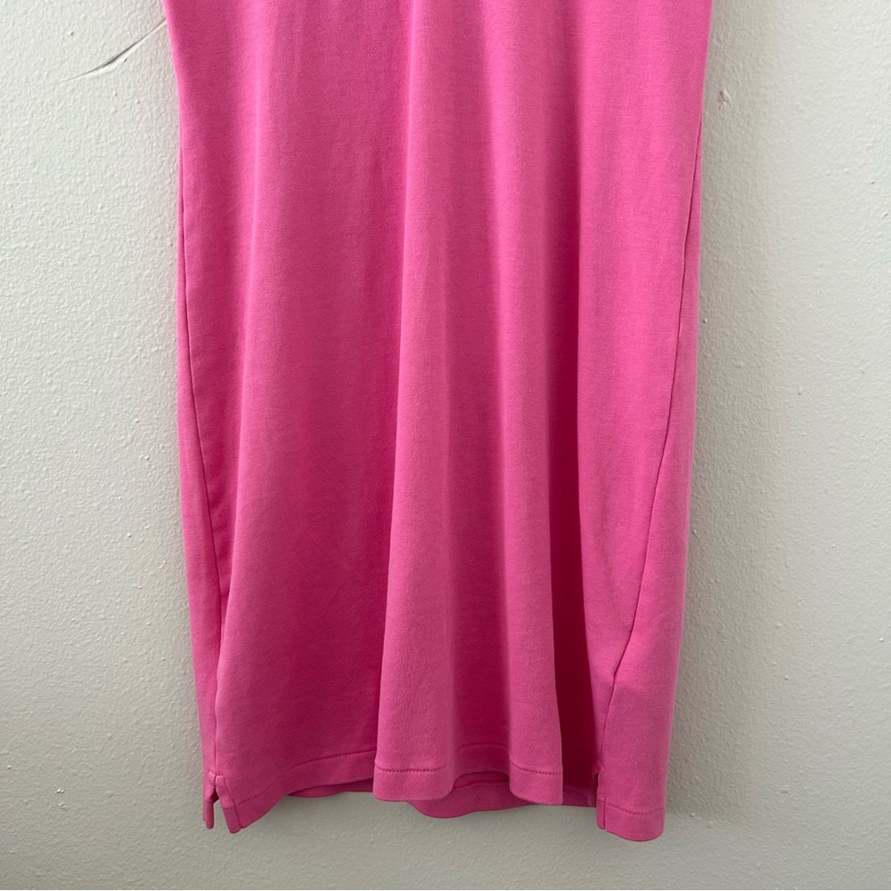 Polo Ralph Lauren Shirt Dress Pink Short Sleeve Collared Women’s S Cotton Preppy - Picture 3 of 10